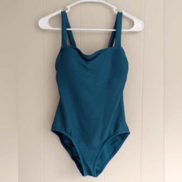 Kona Sol Swim Nwt Teal One Piece Swimsuit Poshmark